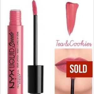 SOLD❗️NWT👄NYX cream lipstick “tea&cookies”